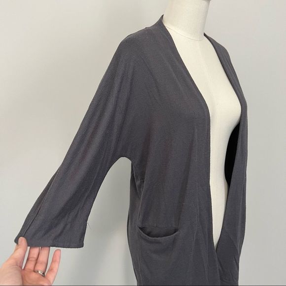 Aritzia Wilfred Free Zlata Sweater Cardigan Gray - Picture 7 of 14